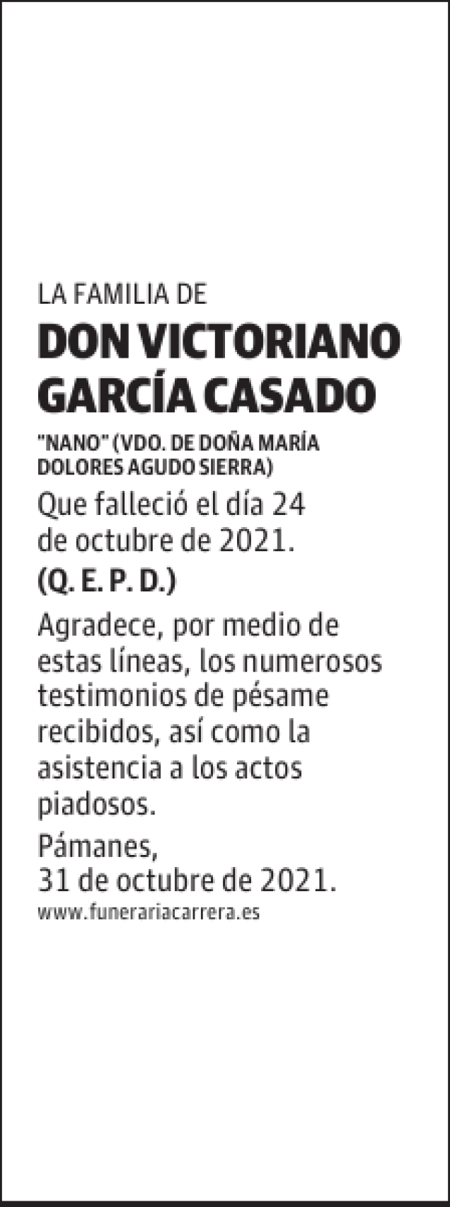 DON VICTORIANO GARCÍA CASADO