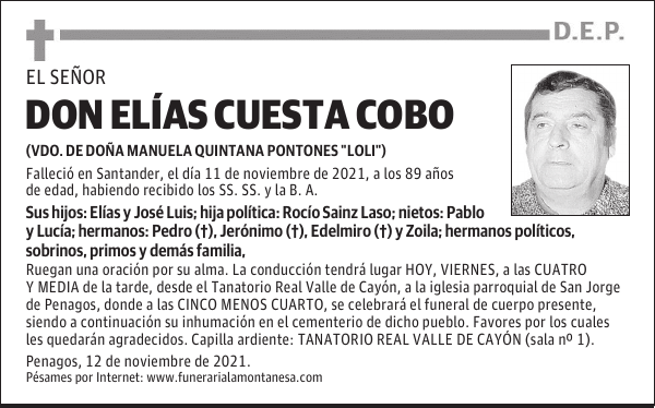 DON ELÍAS CUESTA COBO