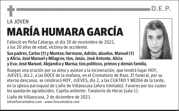 MARÍA HUMARA GARCÍA