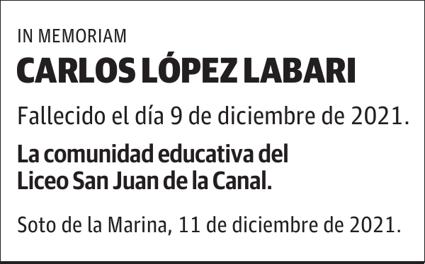 CARLOS LÓPEZ LABARI