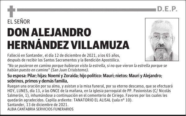 DON ALEJANDRO HERNÁNDEZ VILLAMUZA