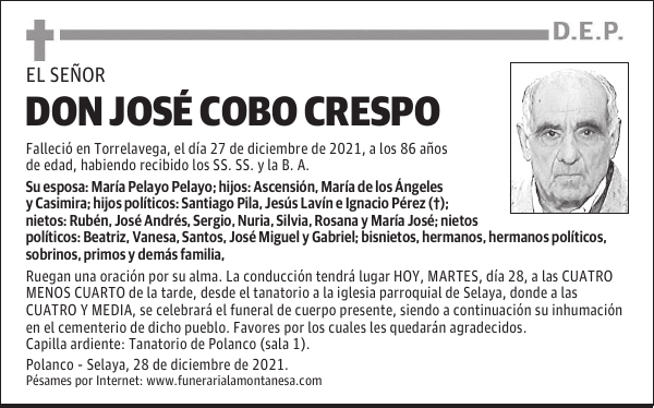 DON JOSÉ COBO CRESPO