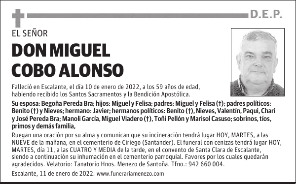 DON MIGUEL COBO ALONSO