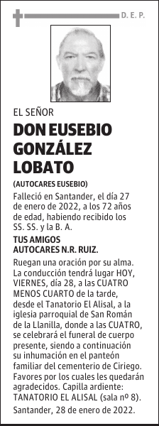 DON EUSEBIO GONZÁLEZ LOBATO