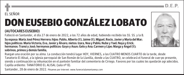 DON EUSEBIO GONZÁLEZ LOBATO