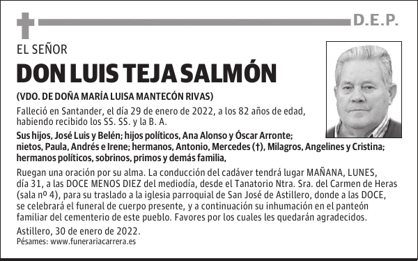 DON LUIS TEJA SALMÓN