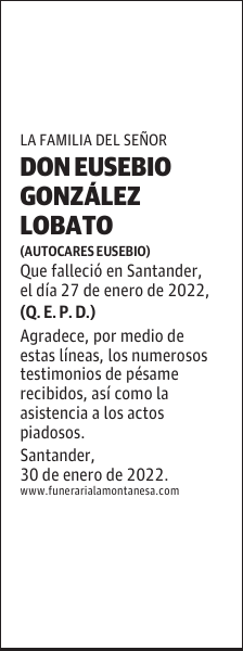 DON EUSEBIO GONZÁLEZ LOBATO