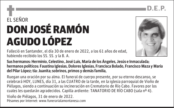 DON JOSÉ RAMÓN AGUDO LÓPEZ