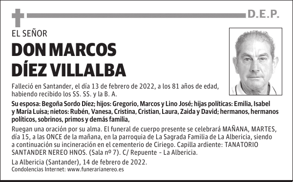 DON MARCOS DÍEZ VILLALBA
