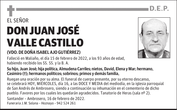 DON JUAN JOSÉ VALLE CASTILLO