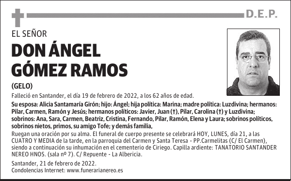 DON ÁNGEL GÓMEZ RAMOS