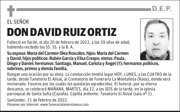 DON DAVID RUIZ ORTIZ