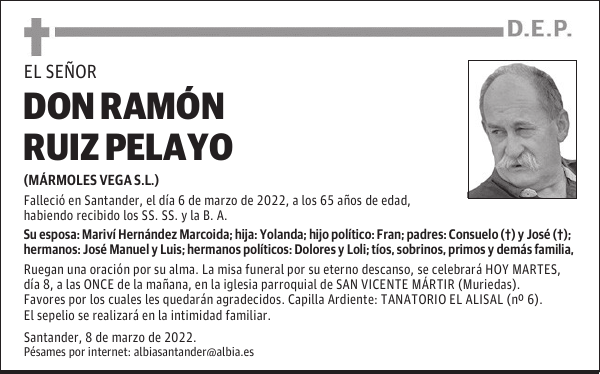 DON RAMÓN RUIZ PELAYO