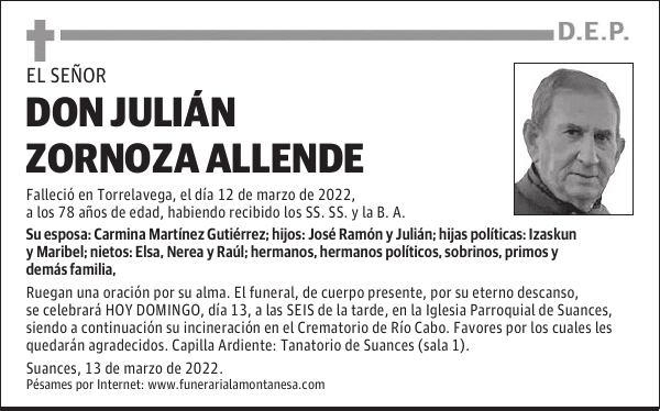 DON JULIÁN ZORNOZA ALLENDE