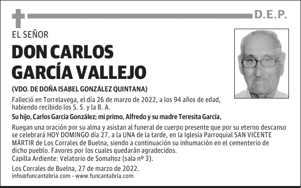 DON CARLOS GARCÍA VALLEJO