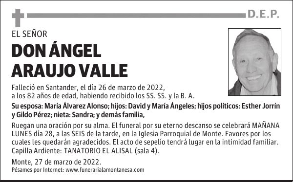 DON ÁNGEL ARAUJO VALLE