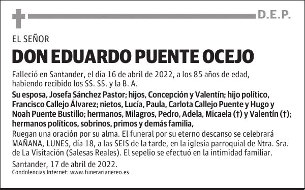 DON EDUARDO PUENTE OCEJO