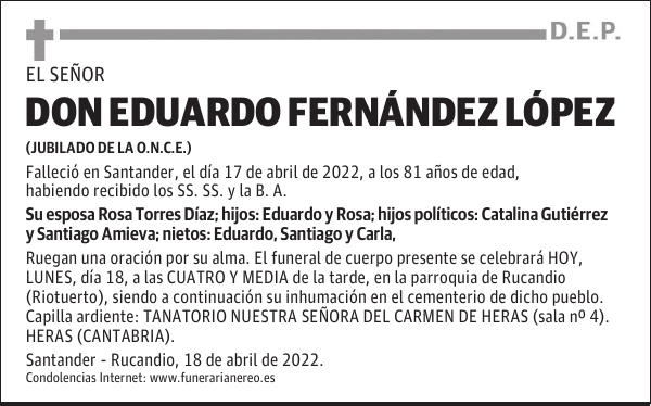 DON EDUARDO FERNÁNDEZ LÓPEZ