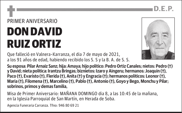 DON DAVID RUIZ ORTIZ