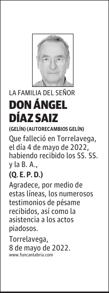 DON ÁNGEL DÍAZ SAIZ