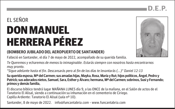 DON MANUEL HERRERA PÉREZ