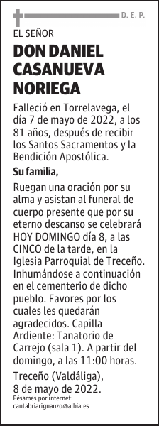 DON DANIEL CASANUEVA NORIEGA