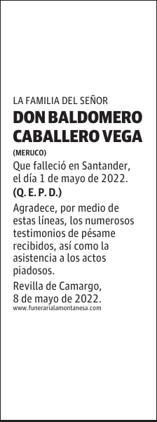 DON BALDOMERO CABALLERO VEGA
