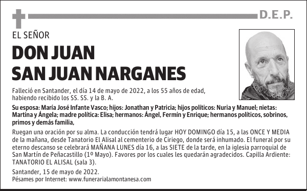 DON JUAN SAN JUAN NARGANES