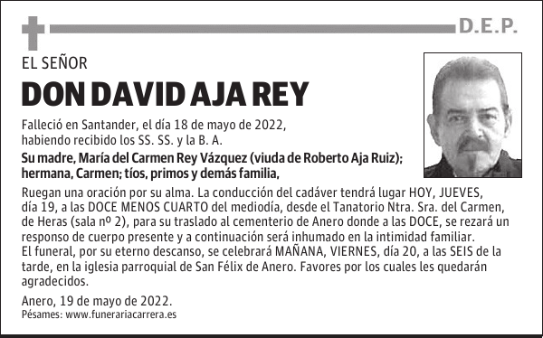 DON DAVID AJA REY