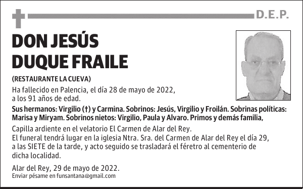 DON JESÚS DUQUE FRAILE