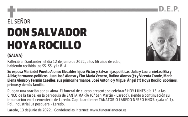 DON SALVADOR HOYA ROCILLO