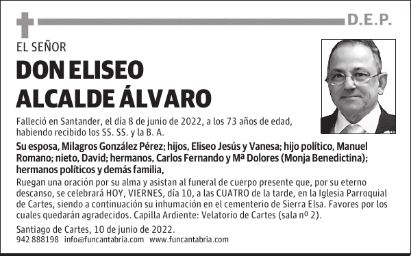 Don Eliseo Alcalde Alvaro