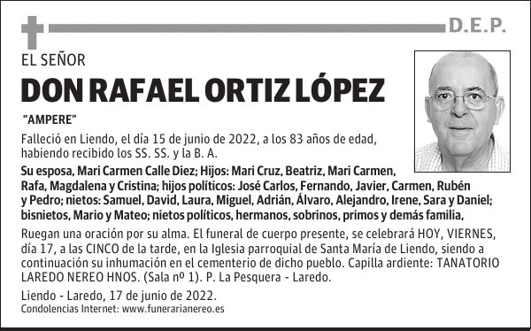 DON RAFAEL ORTIZ LÓPEZ