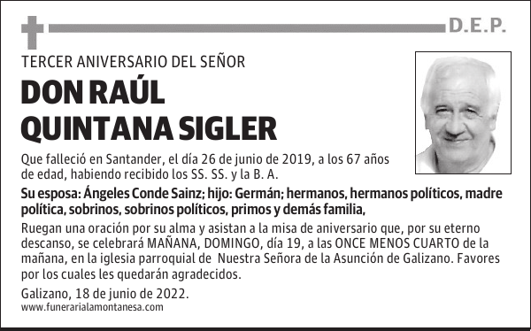 DON RAÚL QUINTANA SIGLER