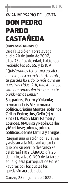 DON PEDRO PARDO CASTAÑEDA