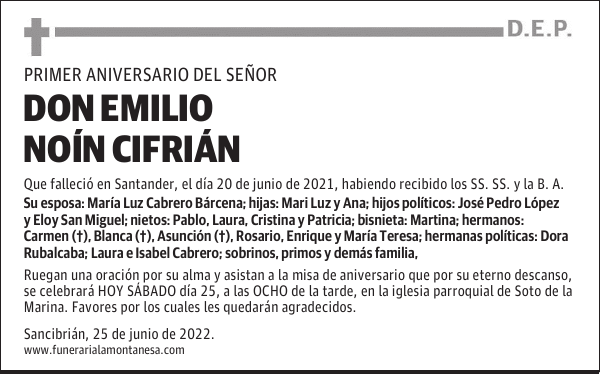DON EMILIO NOÍN CIFRIÁN