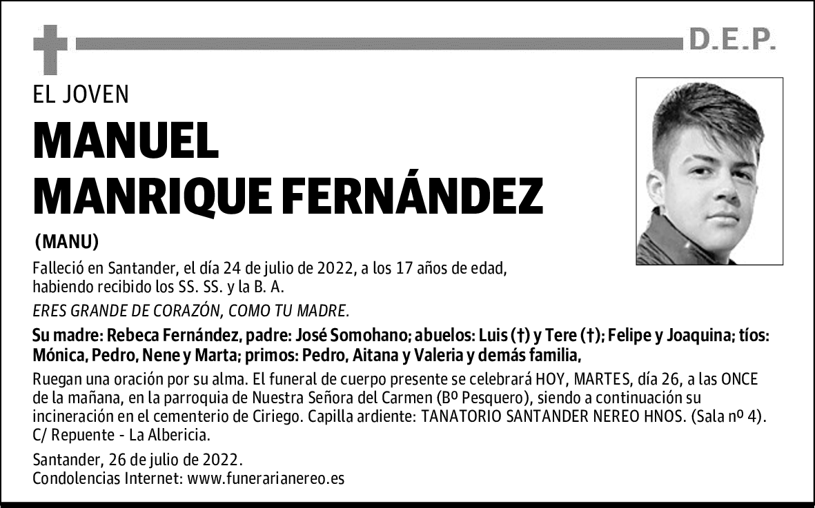 MANUEL MANRIQUE FERNÁNDEZ