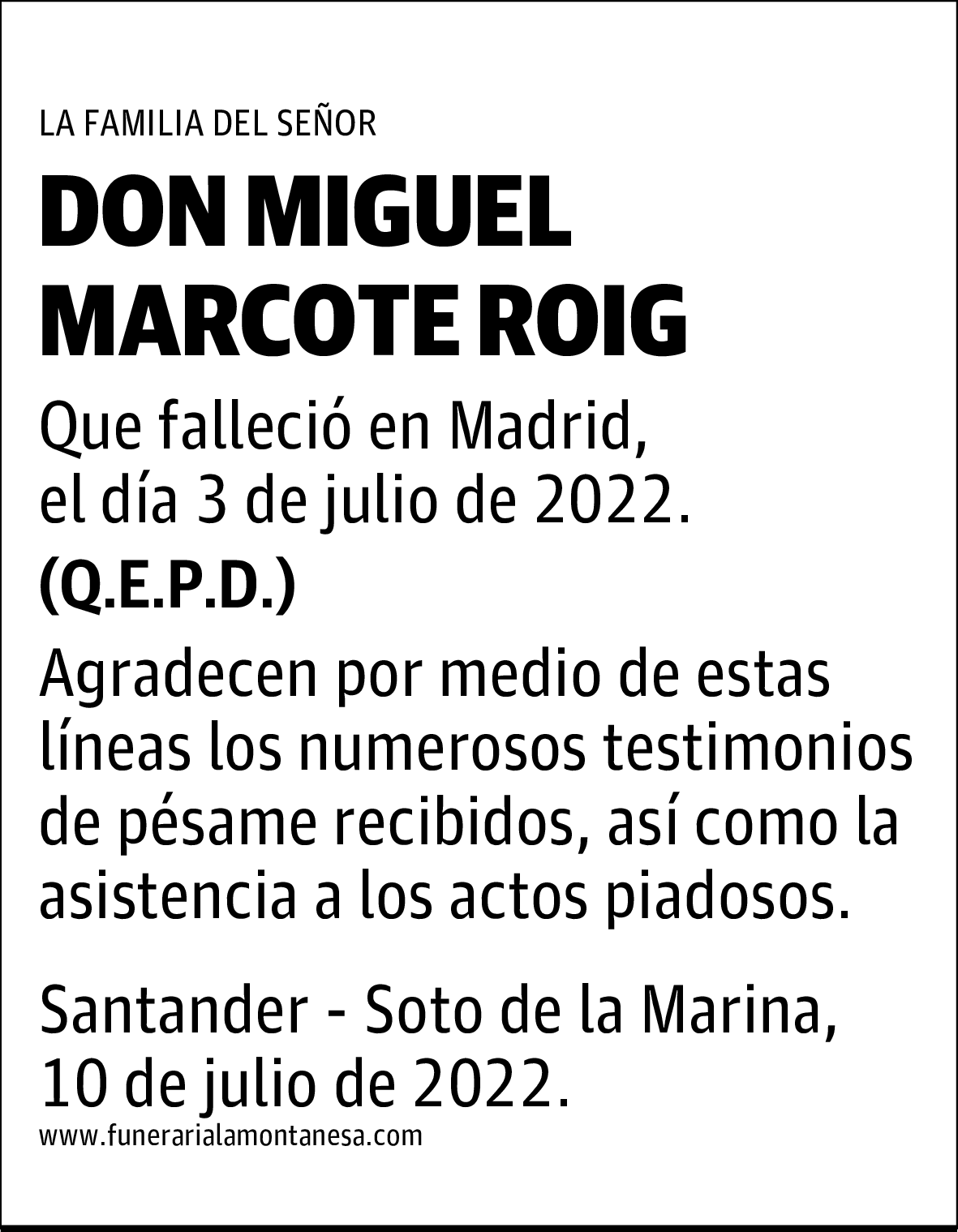 DON MIGUEL MARCOTE ROIG