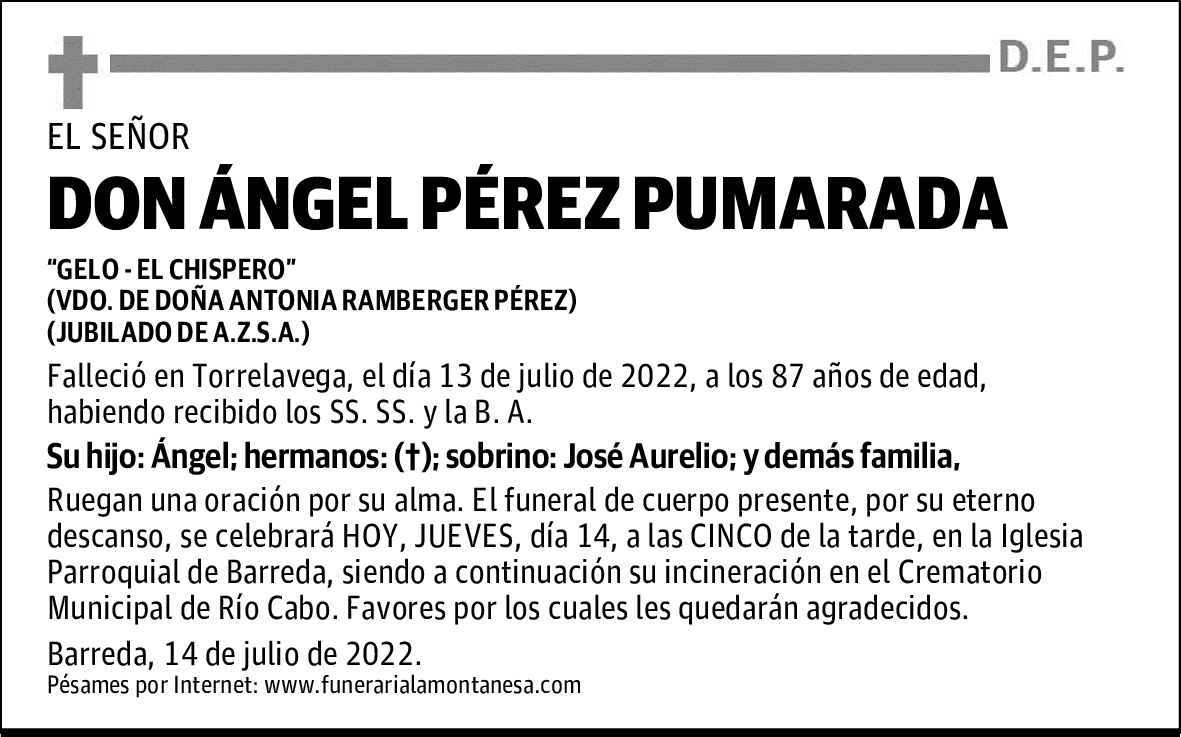 DON ÁNGEL PÉREZ PUMARADA