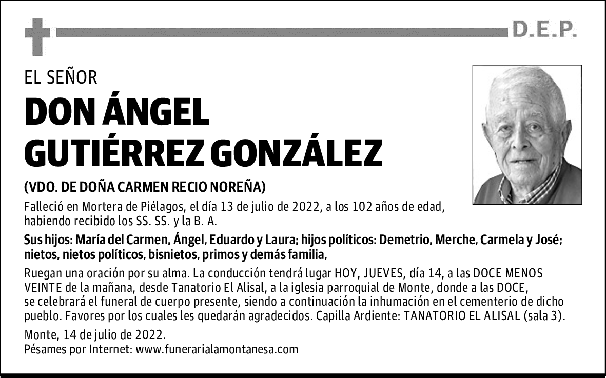 DON ÁNGEL GUTIÉRREZ GONZÁLEZ