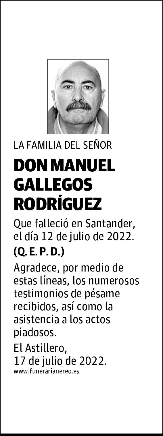 DON MANUEL GALLEGOS RODRÍGUEZ