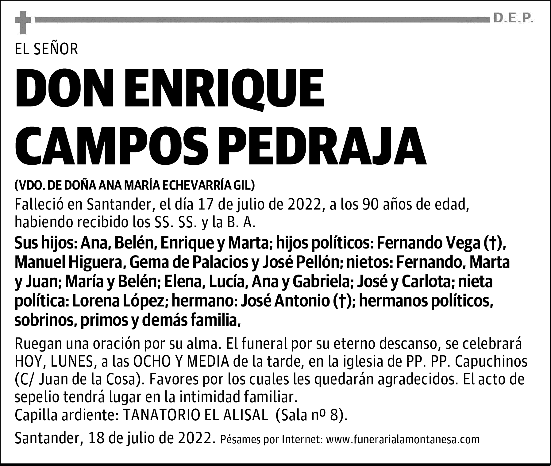 DON ENRIQUE CAMPOS PEDRAJA