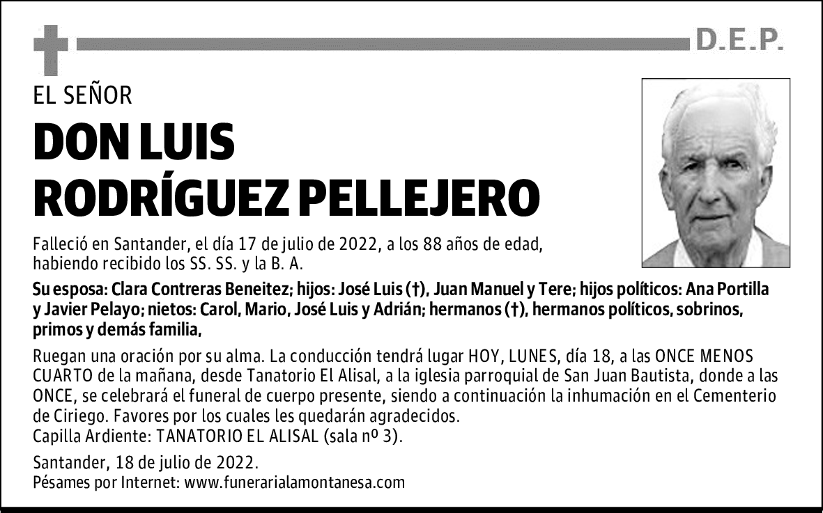 DON LUIS RODRÍGUEZ PELLEJERO