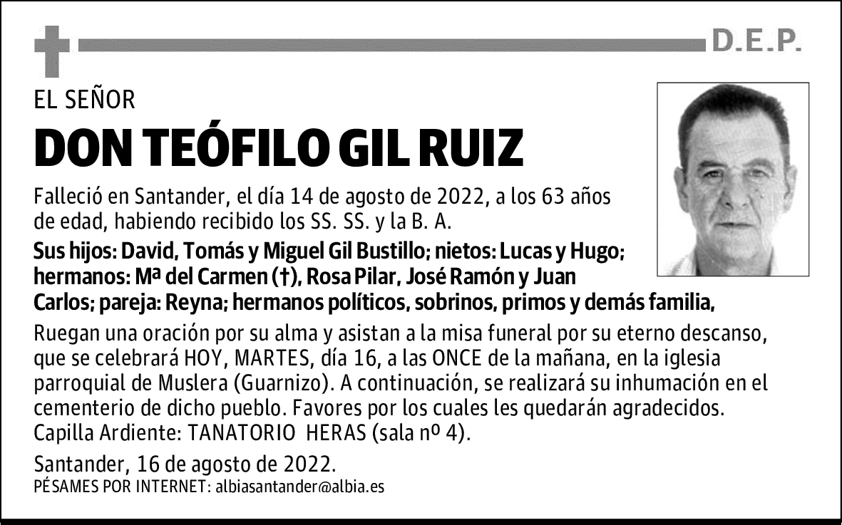 DON TEÓFILO GIL RUIZ