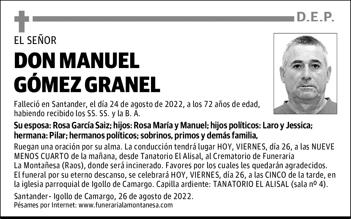 DON MANUEL GÓMEZ GRANEL