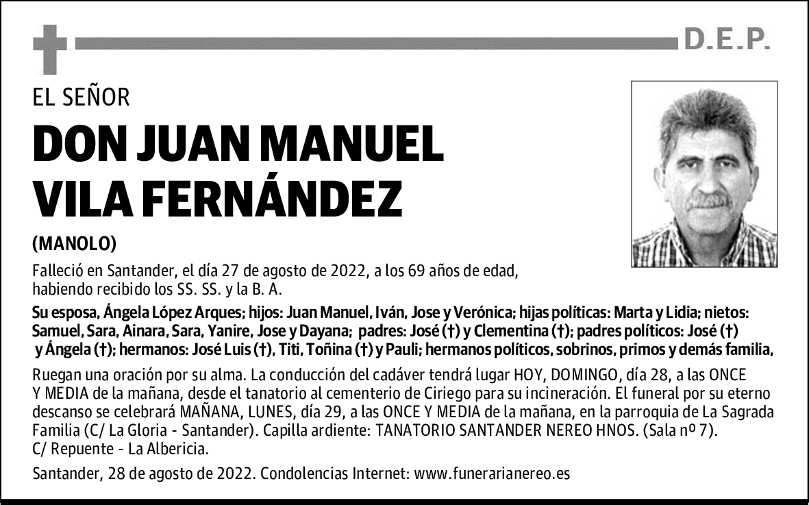 DON JUAN MANUEL VILA FERNÁNDEZ