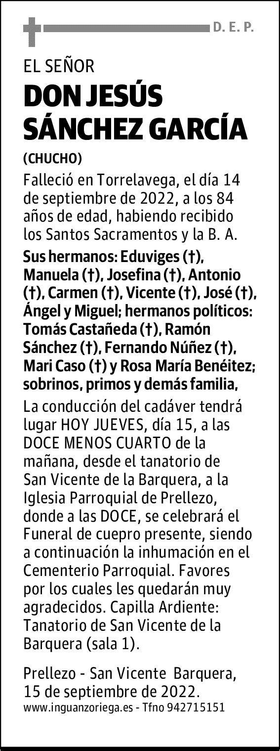 DON JESÚS SÁNCHEZ GARCÍA