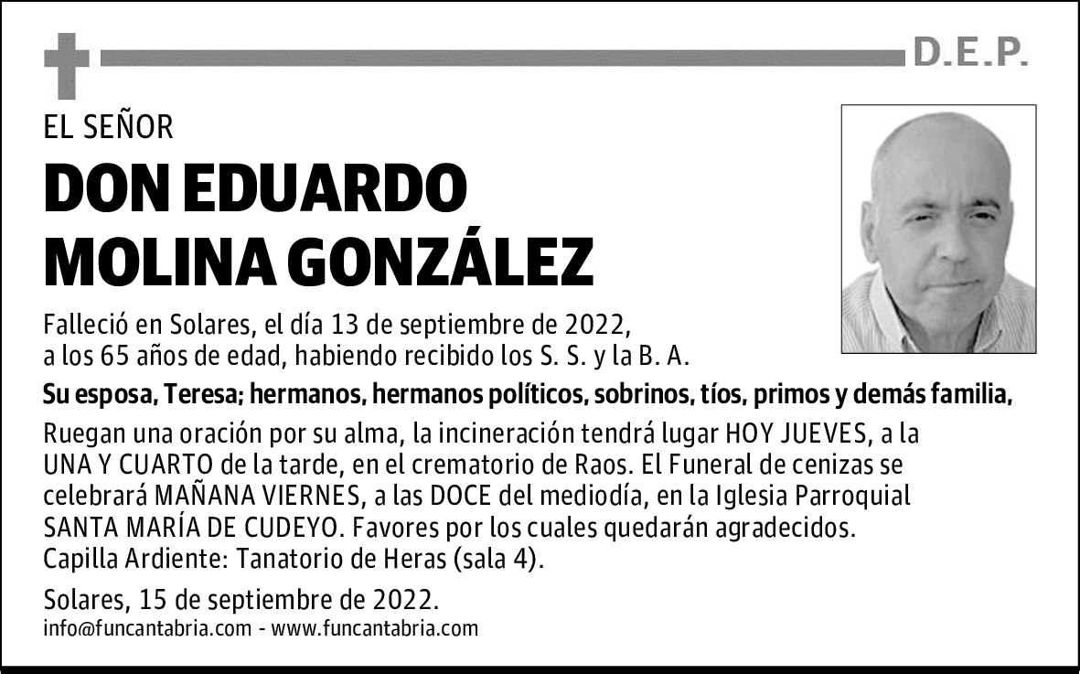 DON EDUARDO MOLINA GONZÁLEZ