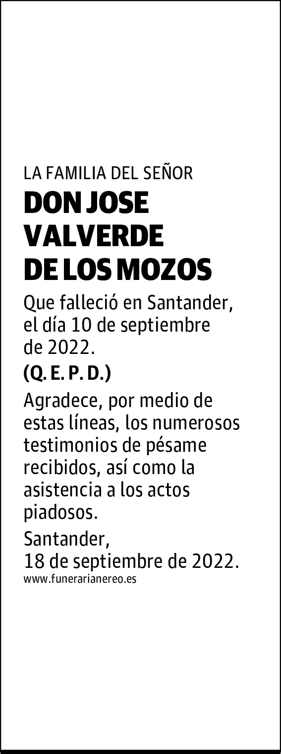 DON JOSE VALVERDE DE LOS MOZOS