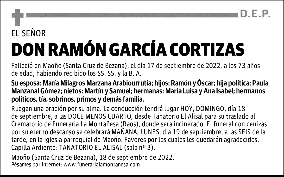 DON RAMÓN GARCÍA CORTIZAS